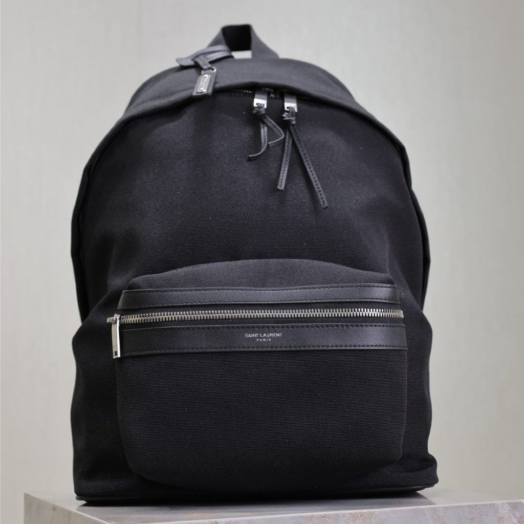 CITY BACKPACK 35 IN BLACK CANVAS