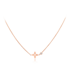 Jewelicorn BLÜTENANHÄNGER AUS ROSA GOLD UND DIAMANTEN