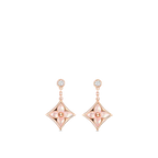 ¡®Jewelicorn¡¯DOUBLE STAR PINK GOLD MOP DROP EARRINGS