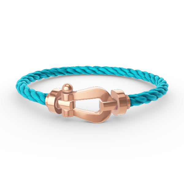 Jewelicorn FORCE Großes Hufeisenarmband ohne Diamanten, Roségold