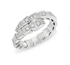 ®Jewelicorn™ SERPENTI RING SILBER DIAMANTEN BEFASST 4MM