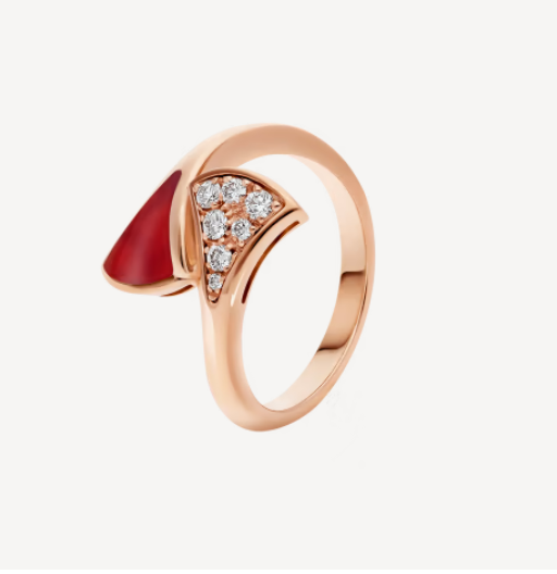 Jewelicorn Traumring aus Roségold mit Diamanten
