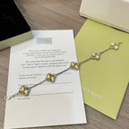 [⭐JeweliWhal] CLOVER 5 MOTIF LASER BRACELET COLLECTION