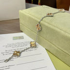 [⭐JeweliWhal] CLOVER 5 MOTIF LASER BRACELET COLLECTION