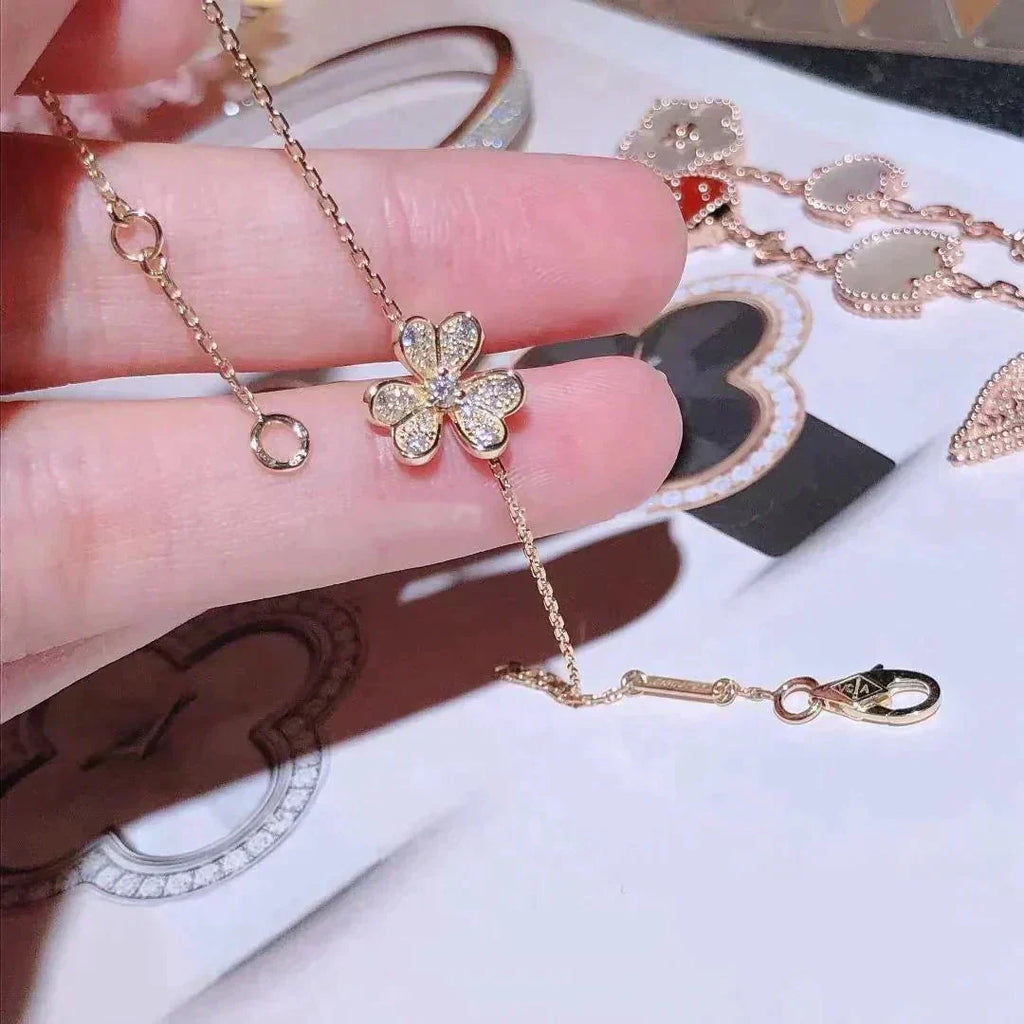 ®ジュエリコーン®フリヴォル ゴールド フラワー ダイヤモンド ブレスレット