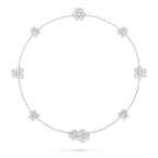 ¡®Jewelicorn¡¯FRIVOLE SILBERNE 9-BLUMEN-KETTE