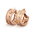 Jewelicorn Perlen-Diamantohrringe