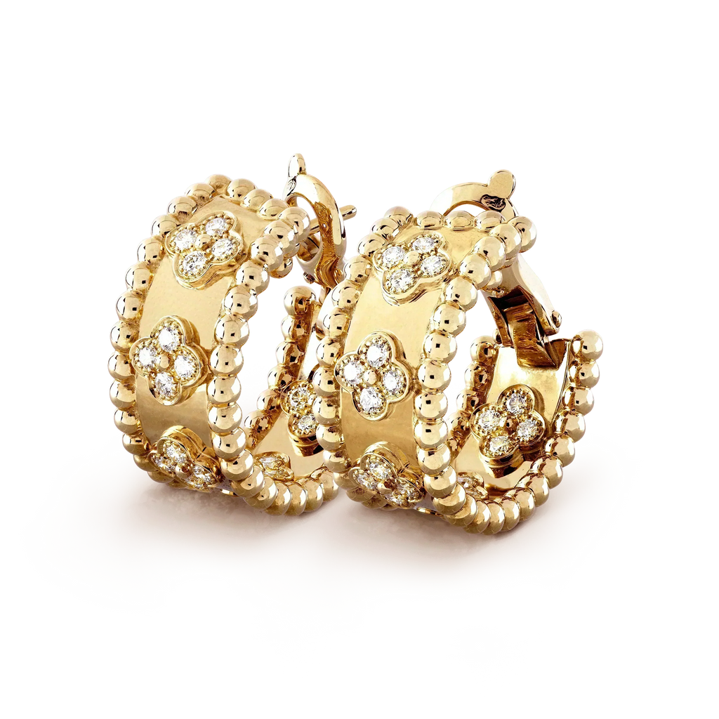 Jewelicorn Perlen-Diamantohrringe