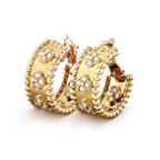 Jewelicorn Perlen-Diamantohrringe