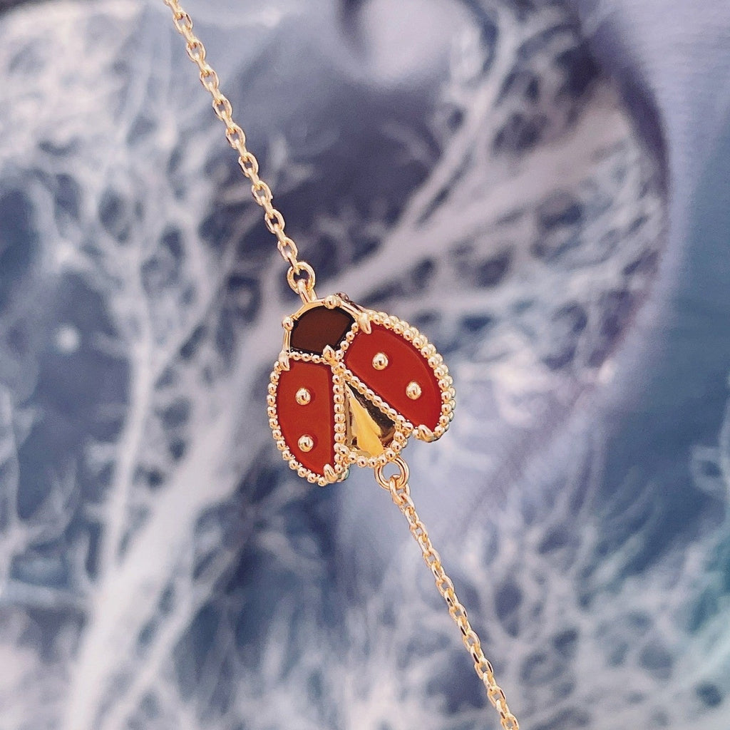 ®Jewelicorn® ラッキースプリング 1モチーフ ピンクゴールドブレスレット