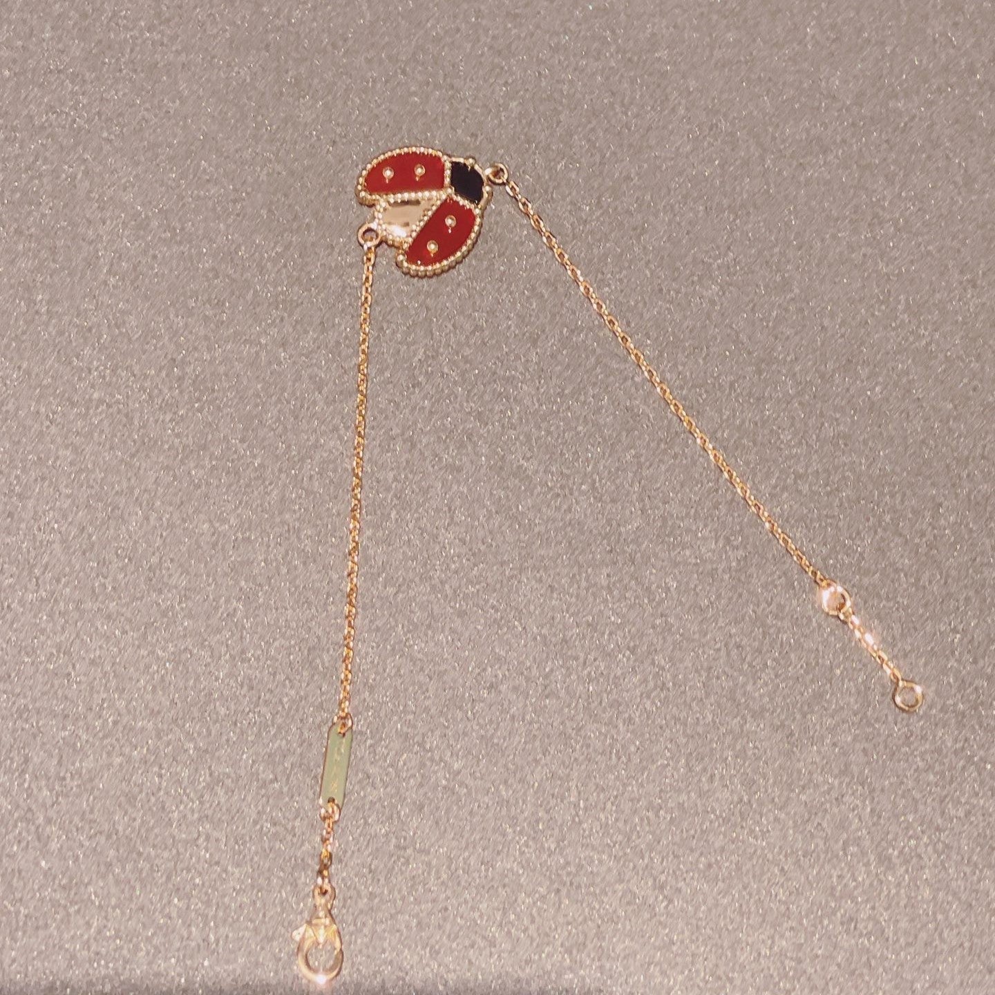 ®Jewelicorn® ラッキースプリング 1モチーフ ピンクゴールドブレスレット