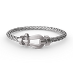 ¡®Jewelicorn¡¯FORCE LARGE HORSESHOE NO DIAMOND BRACELET SILVER