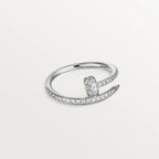 Jewelicorn Juste Ring, 1,8 mm Silber, Diamanten