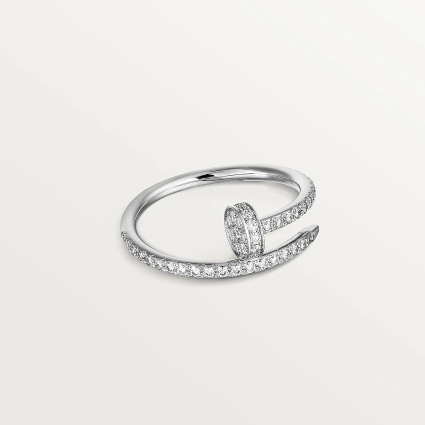 Jewelicorn Juste Ring, 1,8 mm Silber, Diamanten