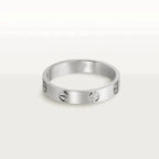 ¡®Jewelicorn¡¯LOVE RING 4MM 1 DIAMOND SILVER